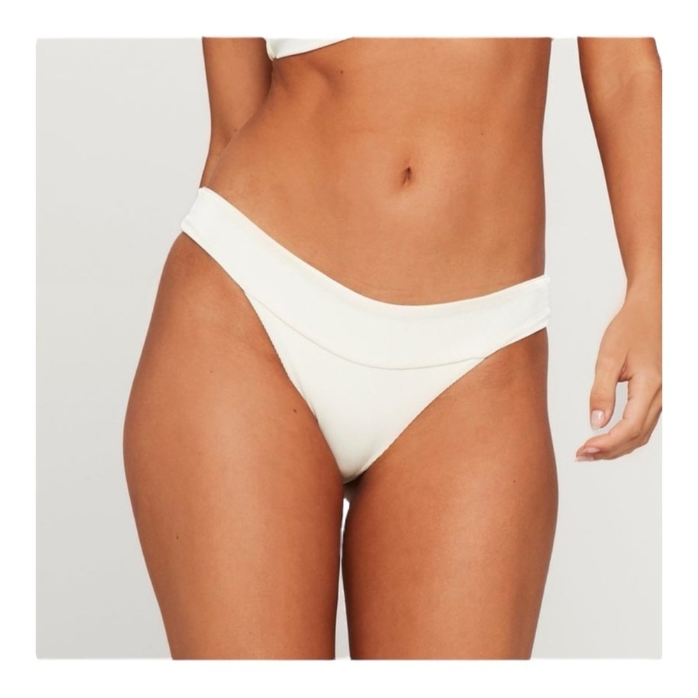 L*Space White Bikini Bottom